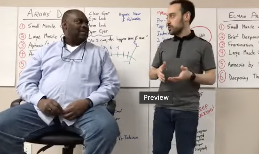 Hypnosis Example with Jason Linett